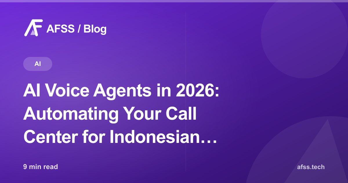 AI Voice Agents in 2026: Automating Your Call Center for Indonesian Businesses