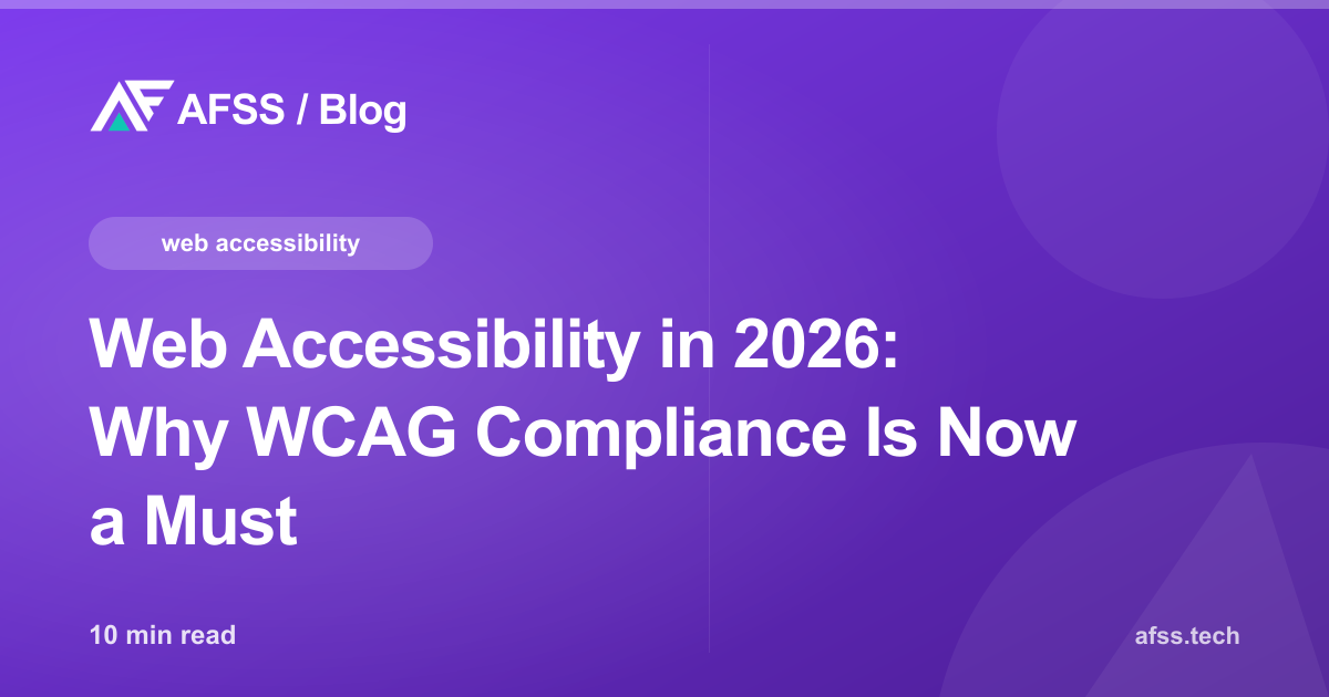 Web Accessibility in 2026: Why WCAG Compliance Is Now a Must