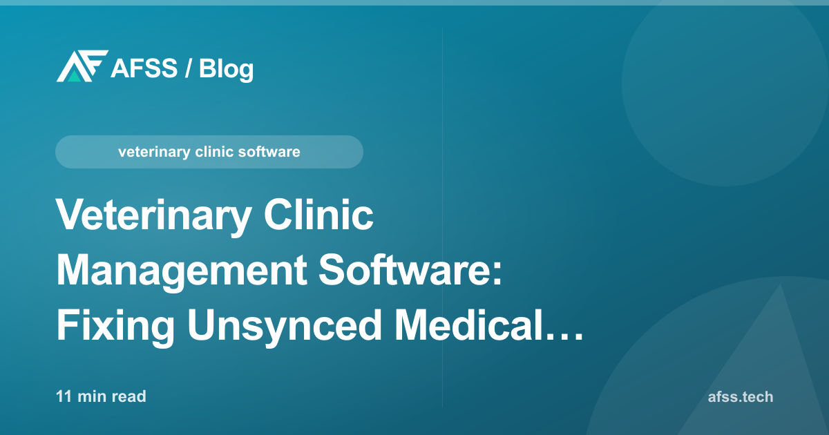 Veterinary Clinic Management Software: Fixing Unsynced Medical Records, Expired Medicine Stock, and Boarding Booking Clashes