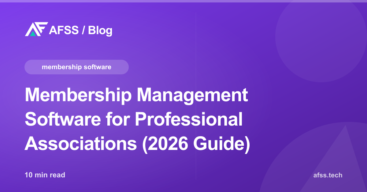Membership Management Software for Professional Associations (2026 Guide)