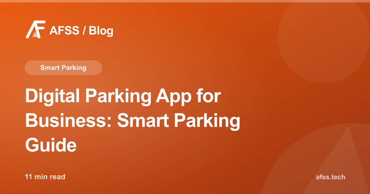 Digital Parking App for Business: Smart Parking Guide