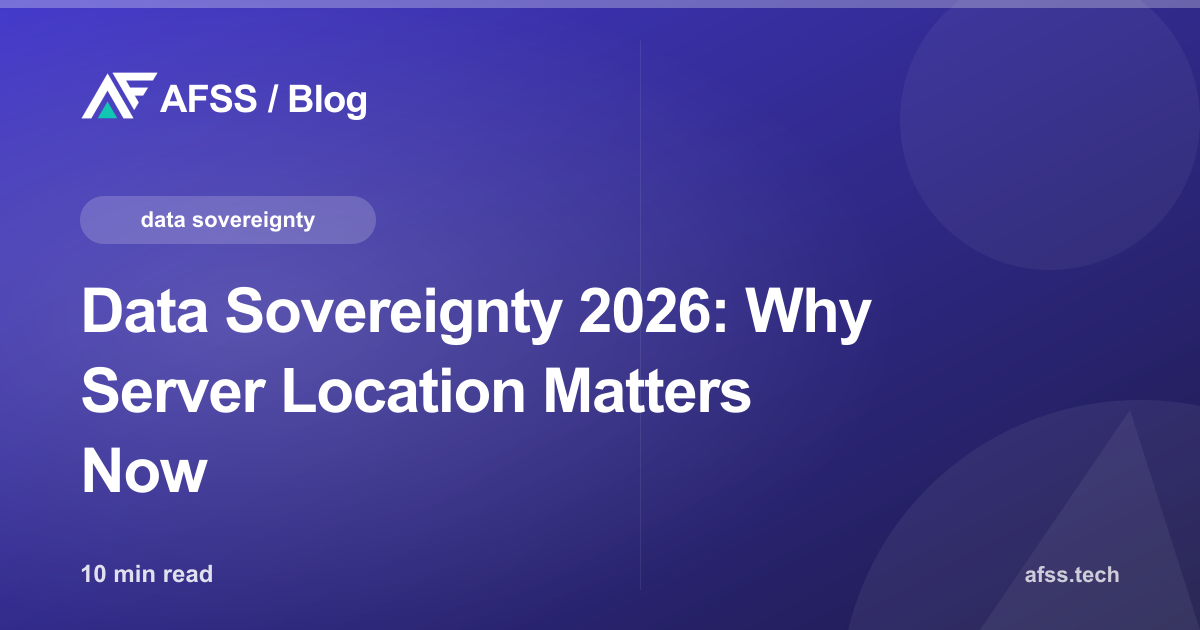 Data Sovereignty 2026: Why Server Location Matters Now