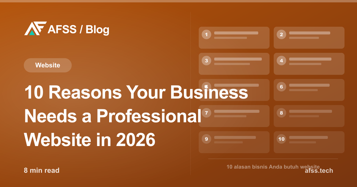 10 Reasons Your Business Needs a Professional Website in 2026