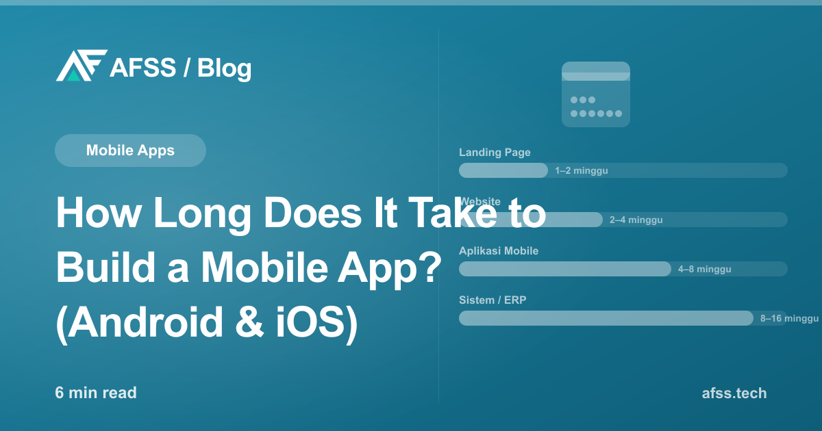 How Long Does It Take to Build a Mobile App? (Android & iOS)