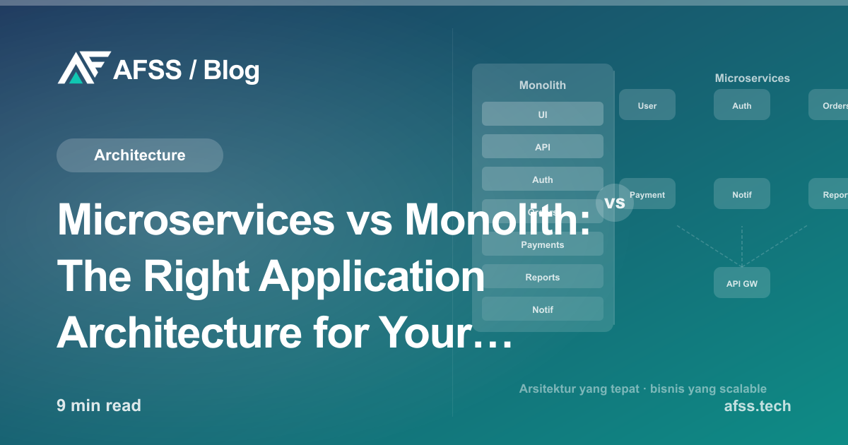 Microservices vs Monolith: The Right Application Architecture for Your Business