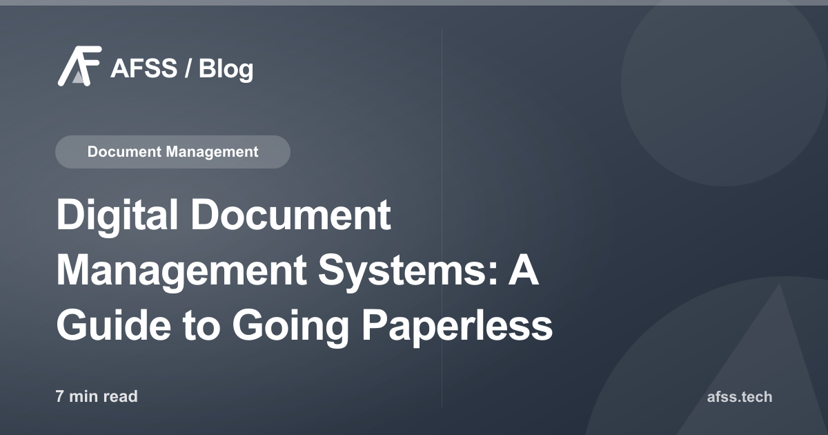 Digital Document Management Systems: A Guide to Going Paperless