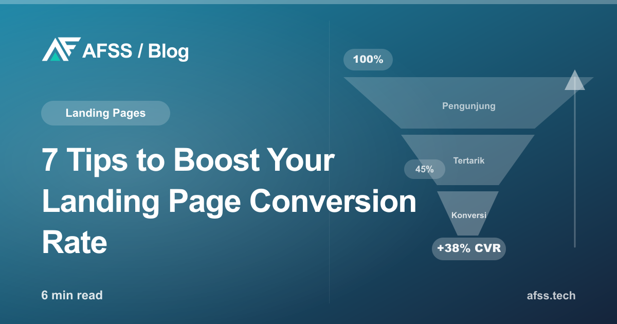 7 Tips to Boost Your Landing Page Conversion Rate