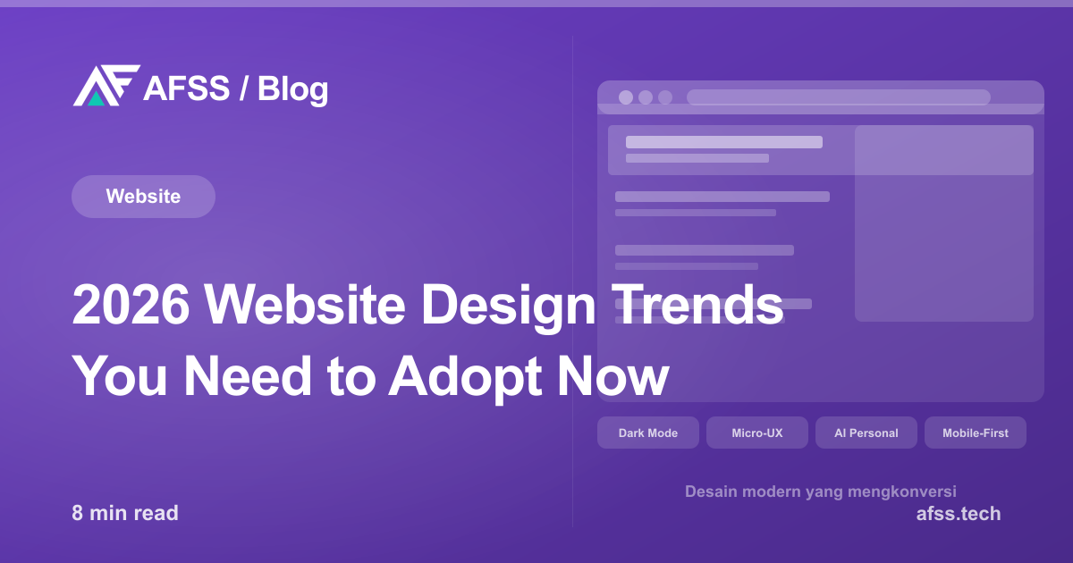 2026 Website Design Trends You Need to Adopt Now