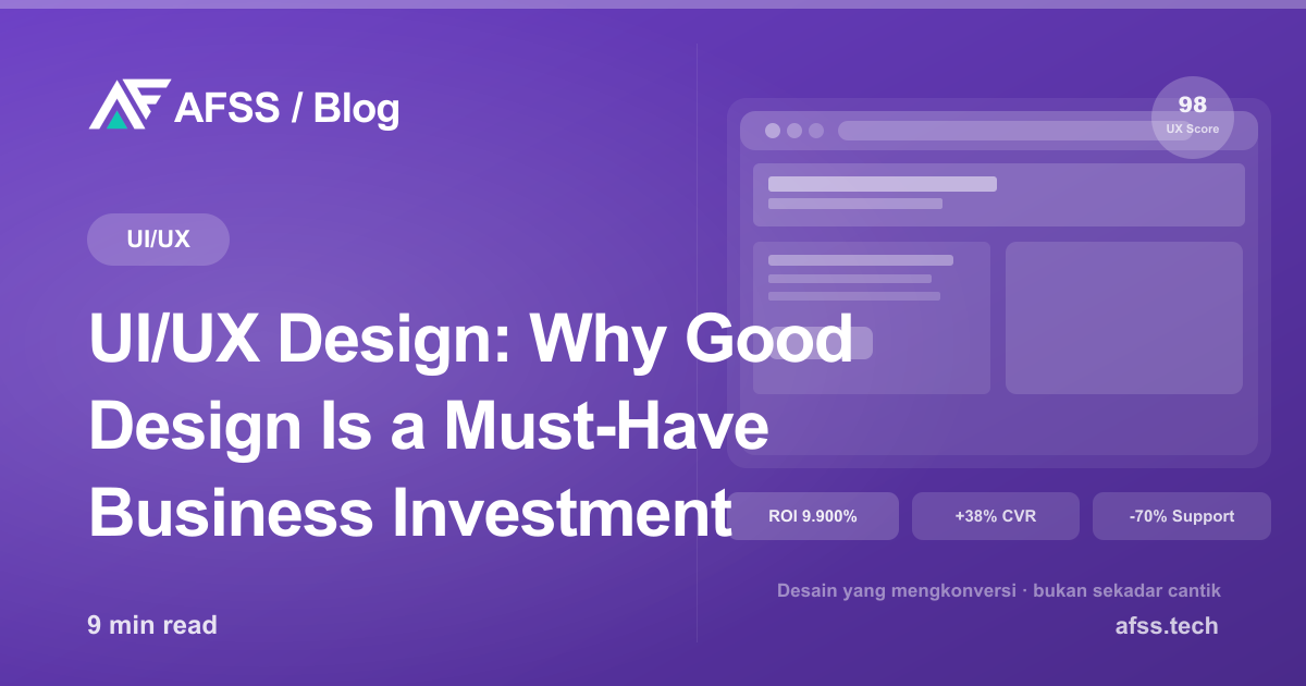UI/UX Design: Why Good Design Is a Must-Have Business Investment