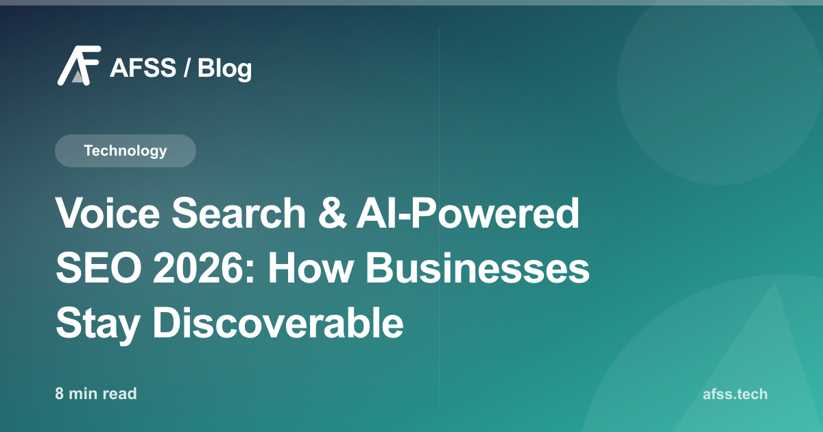 Voice Search & AI-Powered SEO 2026: How Businesses Stay Discoverable