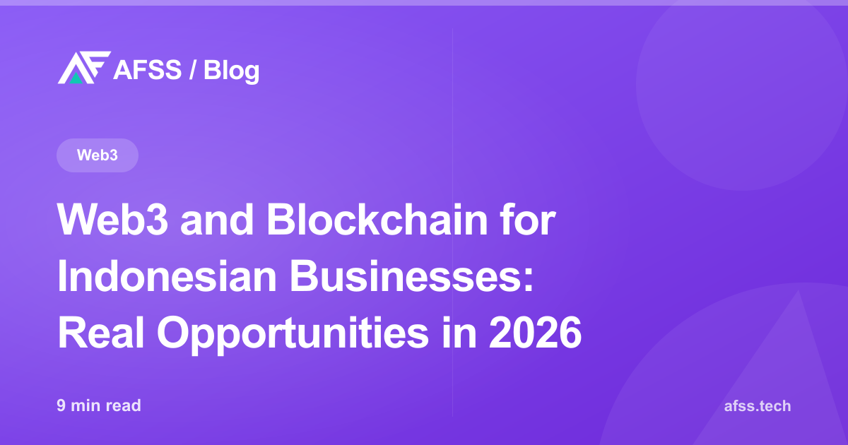 Web3 and Blockchain for Indonesian Businesses: Real Opportunities in 2026