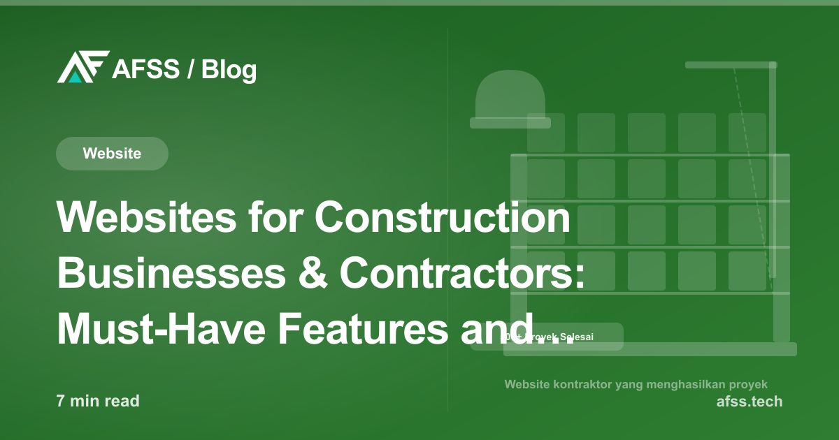 Websites for Construction Businesses & Contractors: Must-Have Features and 2026 Digital Strategy