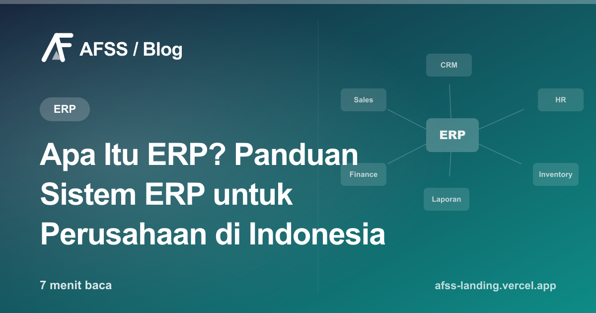 Ilustrasi artikel: ERP untuk Bisnis Distribusi dan Supply Chain: Fitur yang Benar-Benar Dibutuhkan