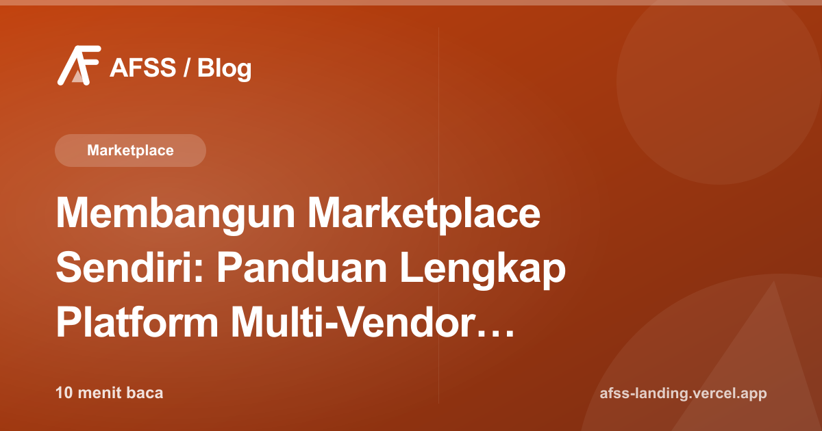 Ilustrasi artikel: Membangun Marketplace Sendiri: Panduan Lengkap Platform Multi-Vendor untuk Bisnis