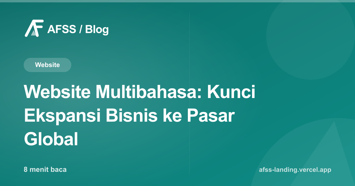 Ilustrasi artikel: Website Multibahasa: Kunci Ekspansi Bisnis ke Pasar Global